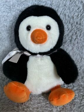 Russ Shinning Stars Penguin Plush 8” Bird Stuffed Animal Soft Sitting Toy